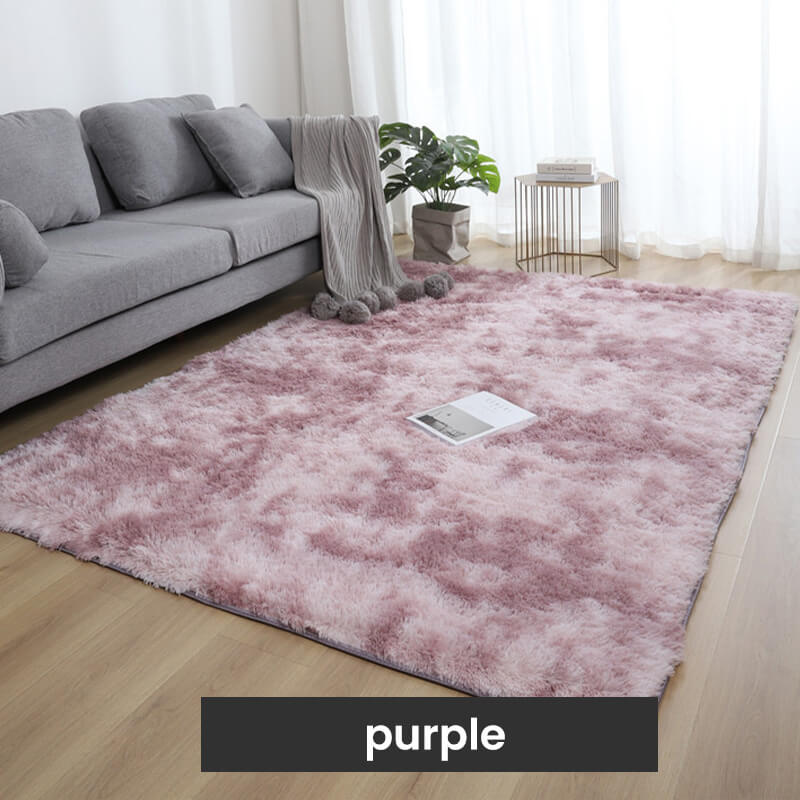 🛋️ 50% OFF NOW! 🎨 Gradient Color Plush Floor Mat – Ultra-Soft 4cm, Non-Slip & Machine Washable ✨