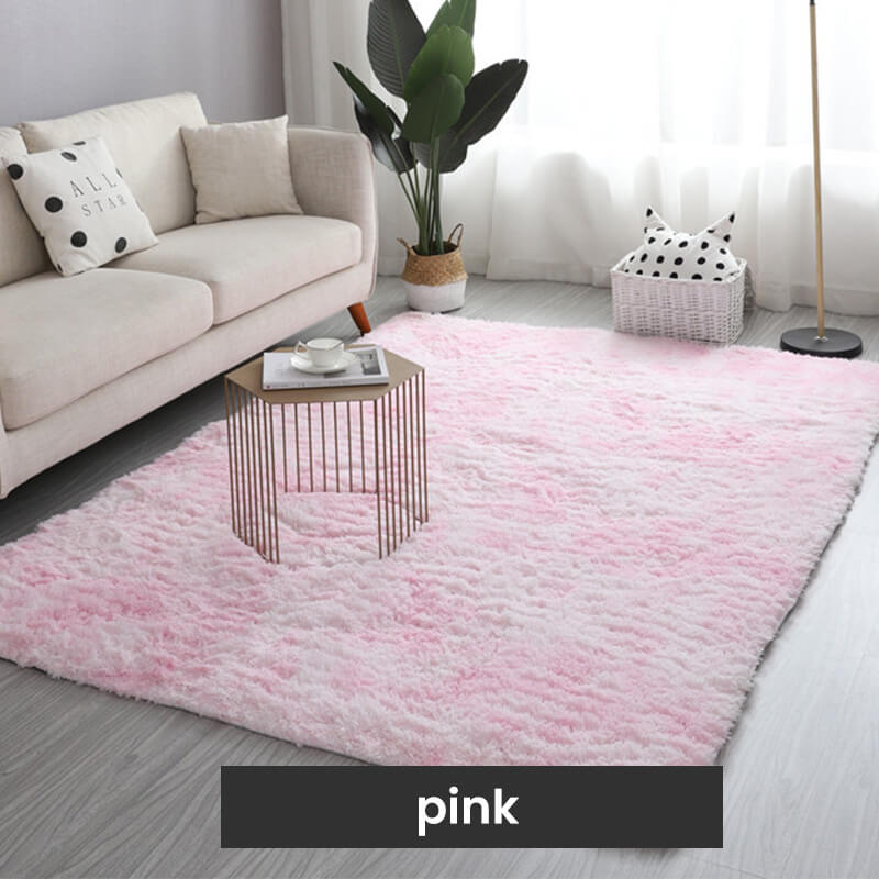 🛋️ 50% OFF NOW! 🎨 Gradient Color Plush Floor Mat – Ultra-Soft 4cm, Non-Slip & Machine Washable ✨