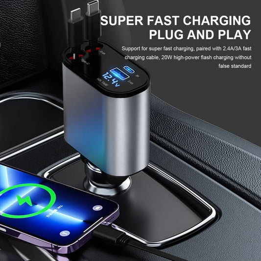 Retractable Car Fast Charger