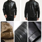 Ideal gift - Men‘s Quilted Faux Leather Jacket