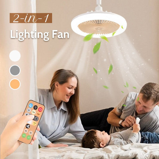 🎁Remote Control Aromatherapy Ceiling Fan with Light