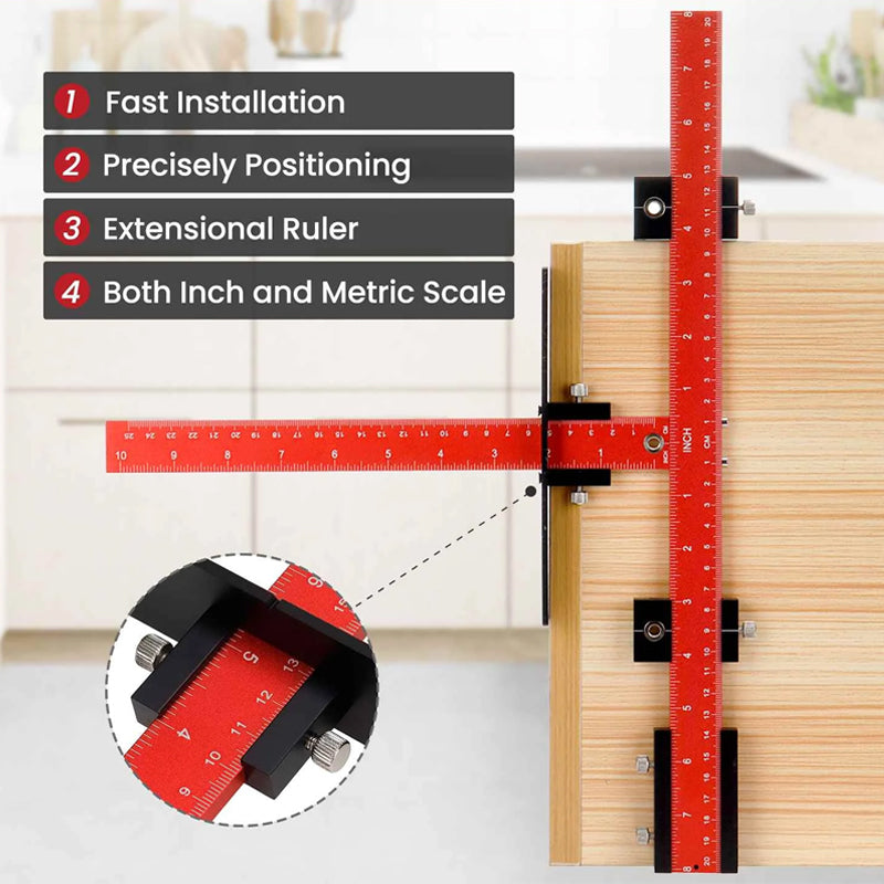 Woodworking Handle Punch Locator