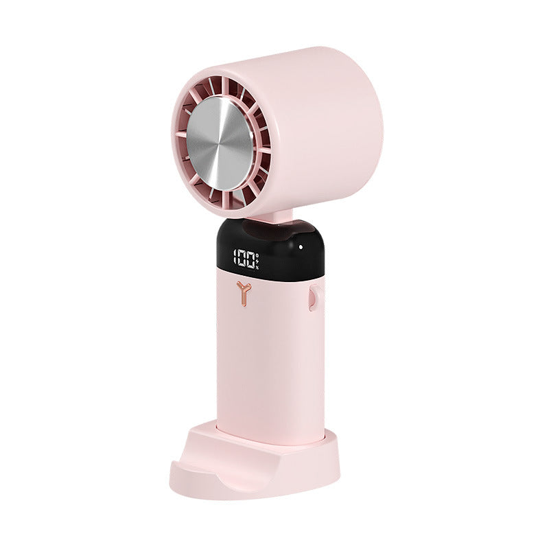 3 Speeds Handheld Cooling Fan with Cold Compress Function