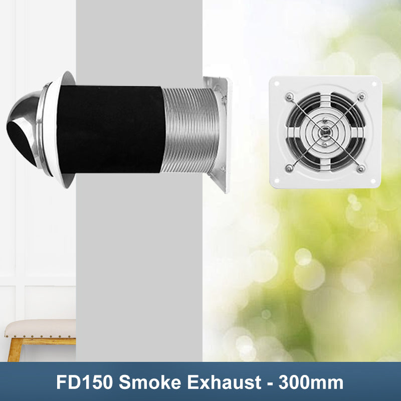 Through-the-Wall Silent Fresh Air Ventilation Artifact with Remote Control