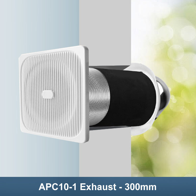 Through-the-Wall Silent Fresh Air Ventilation Artifact with Remote Control