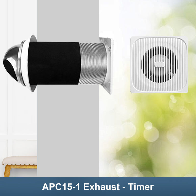 Through-the-Wall Silent Fresh Air Ventilation Artifact with Remote Control