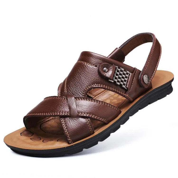 Men's Cowhide Outdoor Dual-purpose Sandals