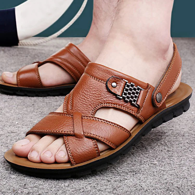 Men's Cowhide Outdoor Dual-purpose Sandals