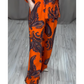 （Free Shipping）Two Piece Shirt and Trousers Set for Women