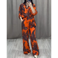 （Free Shipping）Two Piece Shirt and Trousers Set for Women