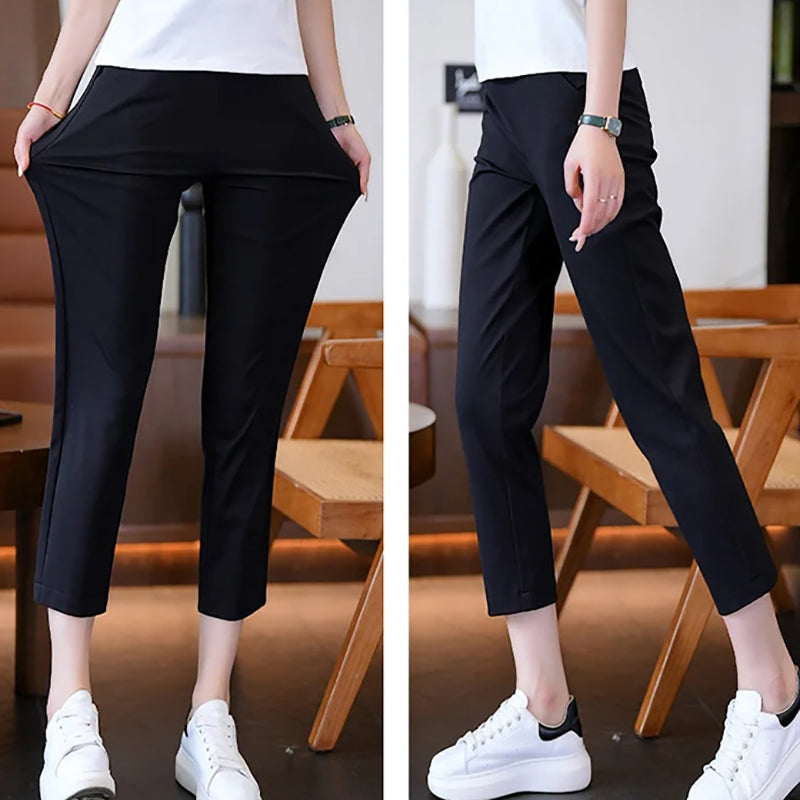 Women's Summer Ice Cooling Casual Capri Pants