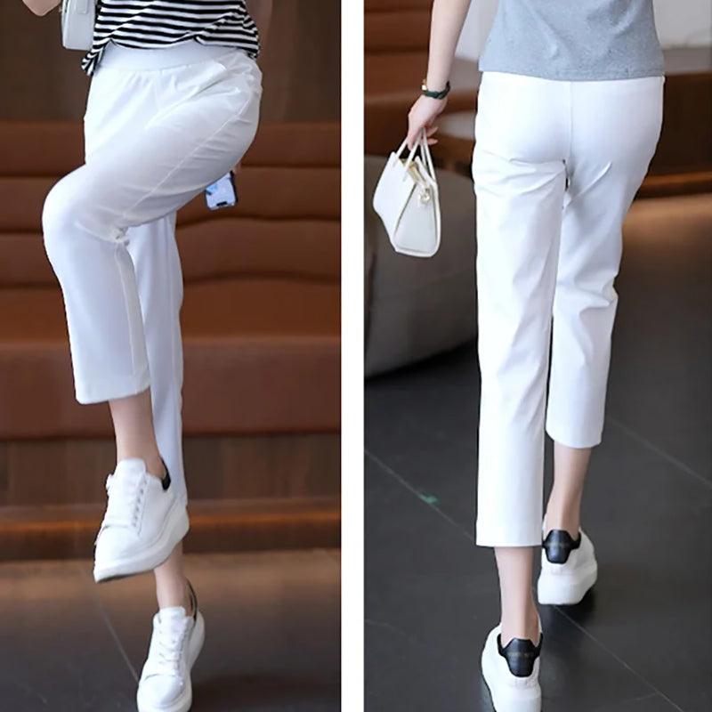 Women's Summer Ice Cooling Casual Capri Pants