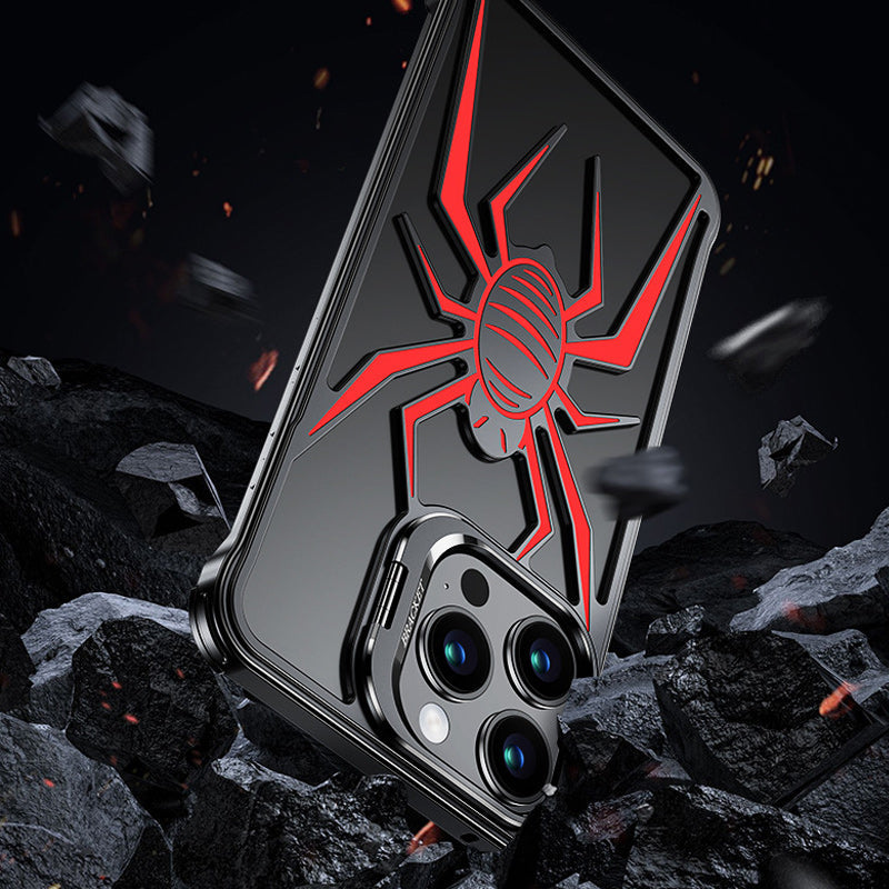 Spider Case with Metal Lens Bracket for iPhone（A cell phone case that lasts a lifetime）