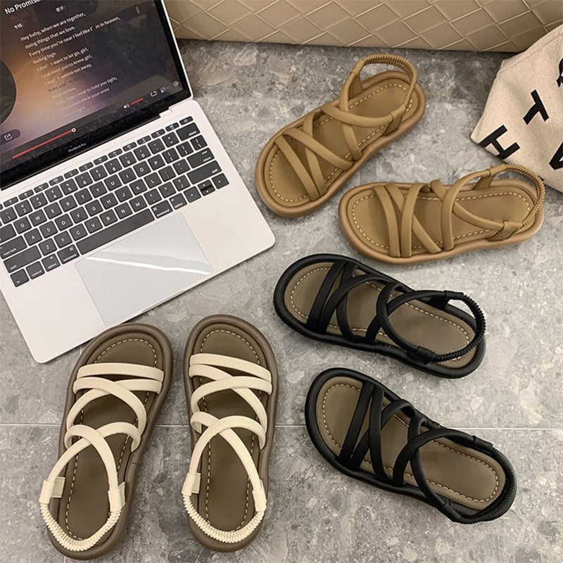 Women's Minimalist Strap Flat Sandals（Free Shipping）