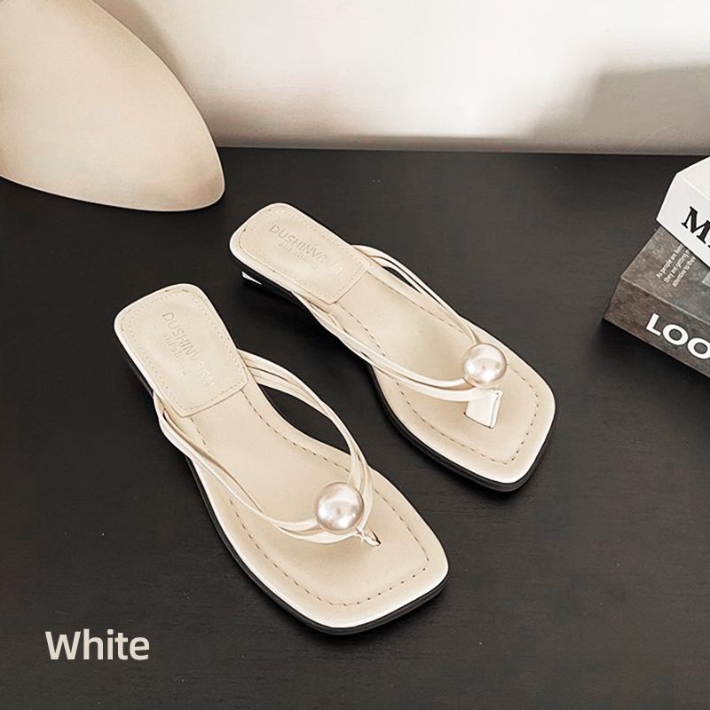 Women’s Casual Stylish Pearl Flip-flops