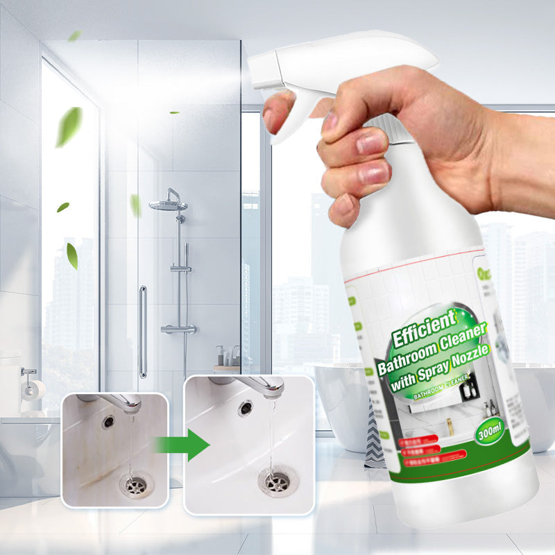 Efficient Bathroom Cleaner With Spray Nozzle