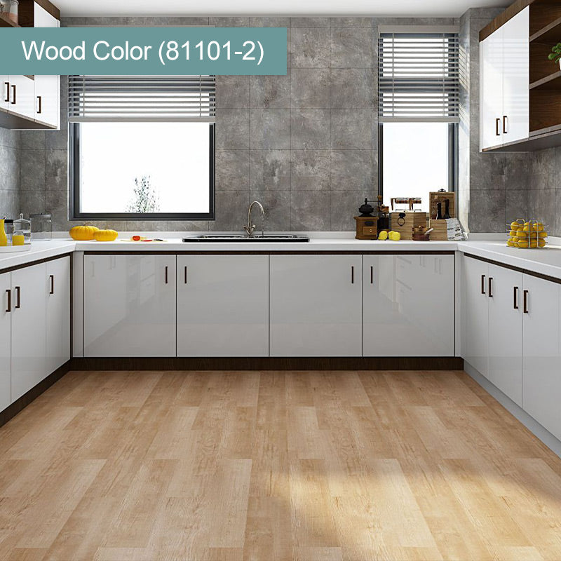 Wood Grain Peel and Stick Floor Tile - 5 PCS Set