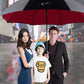 Double Golf Umbrella With Full Fiber Long Handle