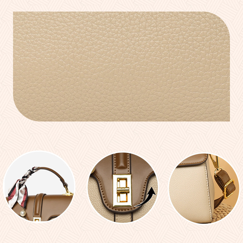 Elegant Color-blocked Handbag For Women