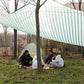 Multipurpose Premium Striped Sunshade Sail
