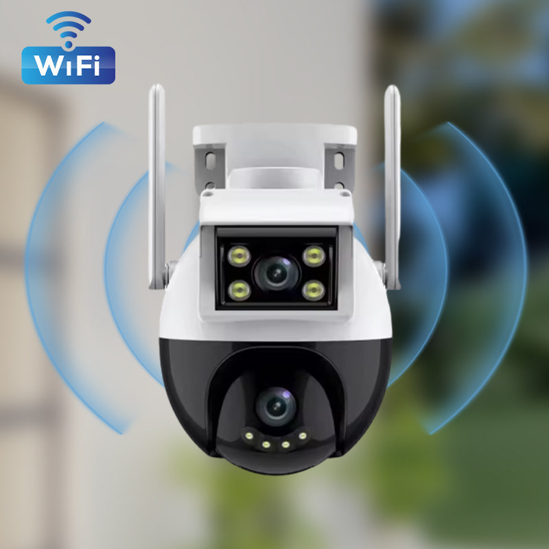 Binocular Wireless 360° Surveillance Camera