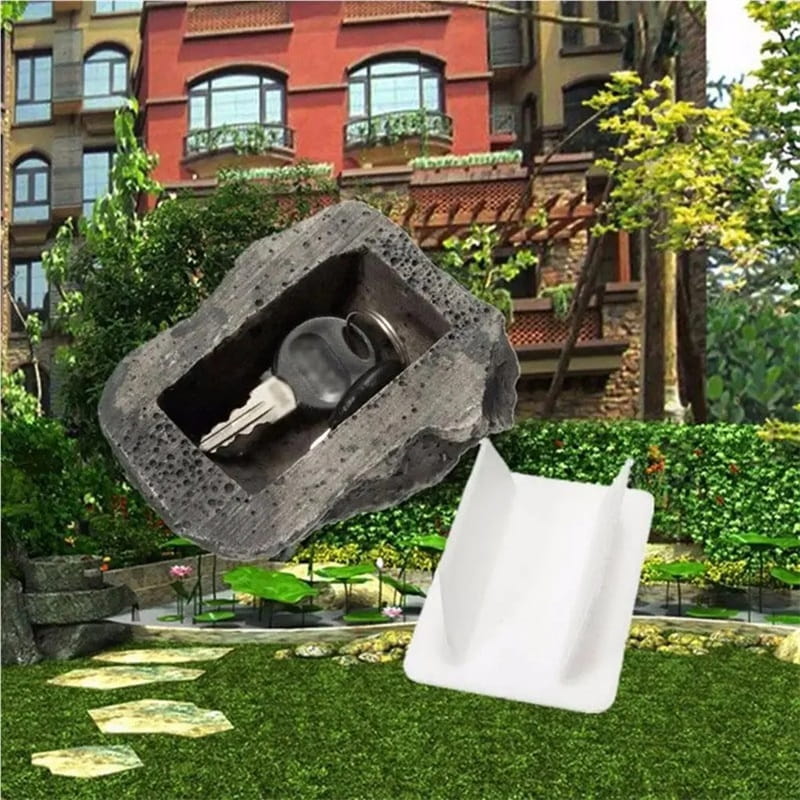 🔥Hot Sale 50% OFF🔥Simulated Stone Key Hider Safe Storage Box