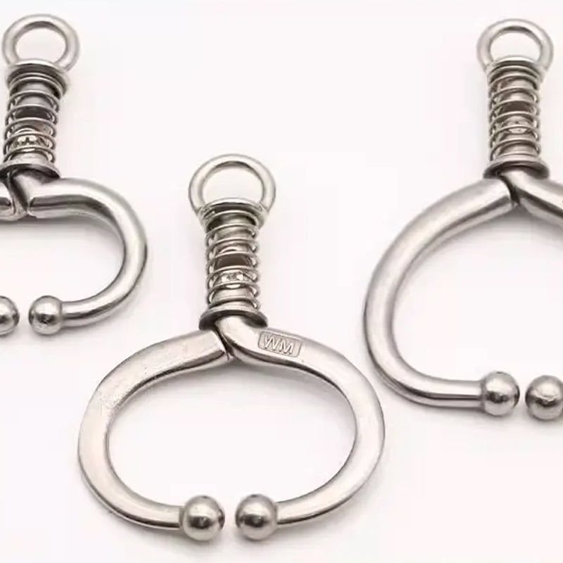 No Piercing Stainless Steel Cattle Nose Ring