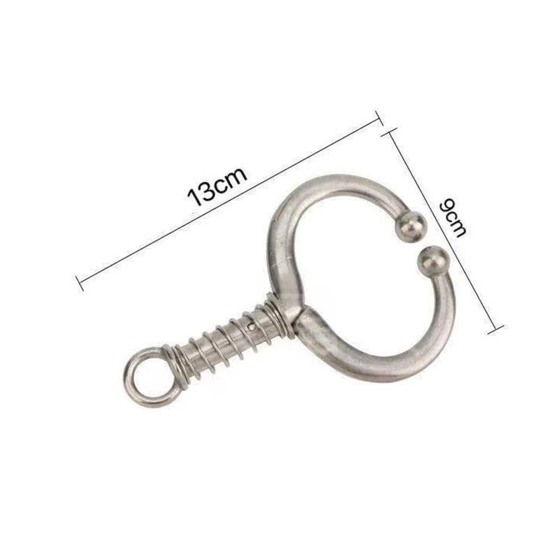 No Piercing Stainless Steel Cattle Nose Ring