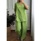 💥Summer Hot Sale 47% OFF💥Women's Casual Loose 2-Piece Set with Chic Button Embellishment