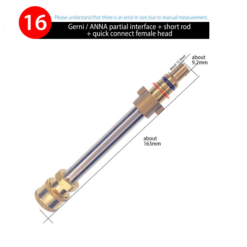 Nilfisk/ Karcher/ YILI quick connection adapter