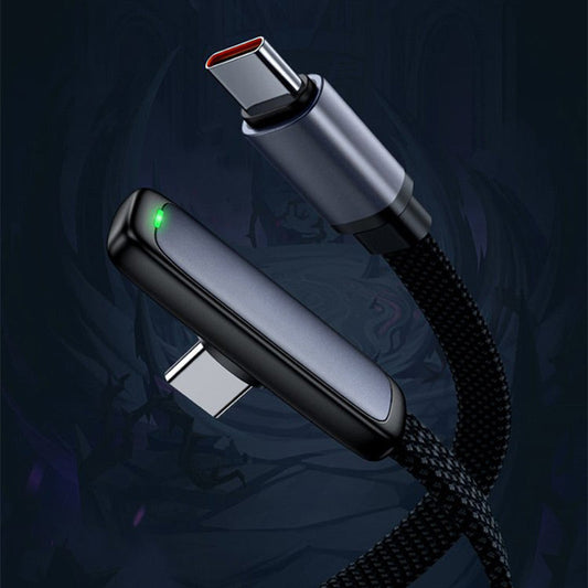 Elbow Braided Flash Charging Data Cable for Phone