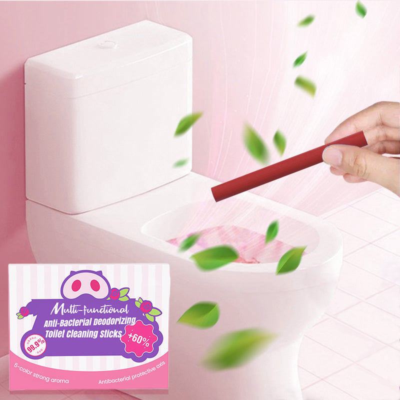 Buy 2 Get 1 free✨Multi-functional Anti-Bacterial Deodorizing Toilet Cleaning Sticks🌈