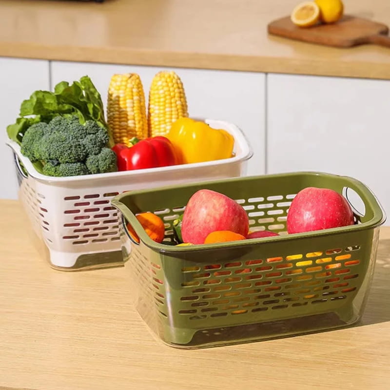 💥Hot Sale 50%🔥Multi-functional Double-Layer Drain Basket