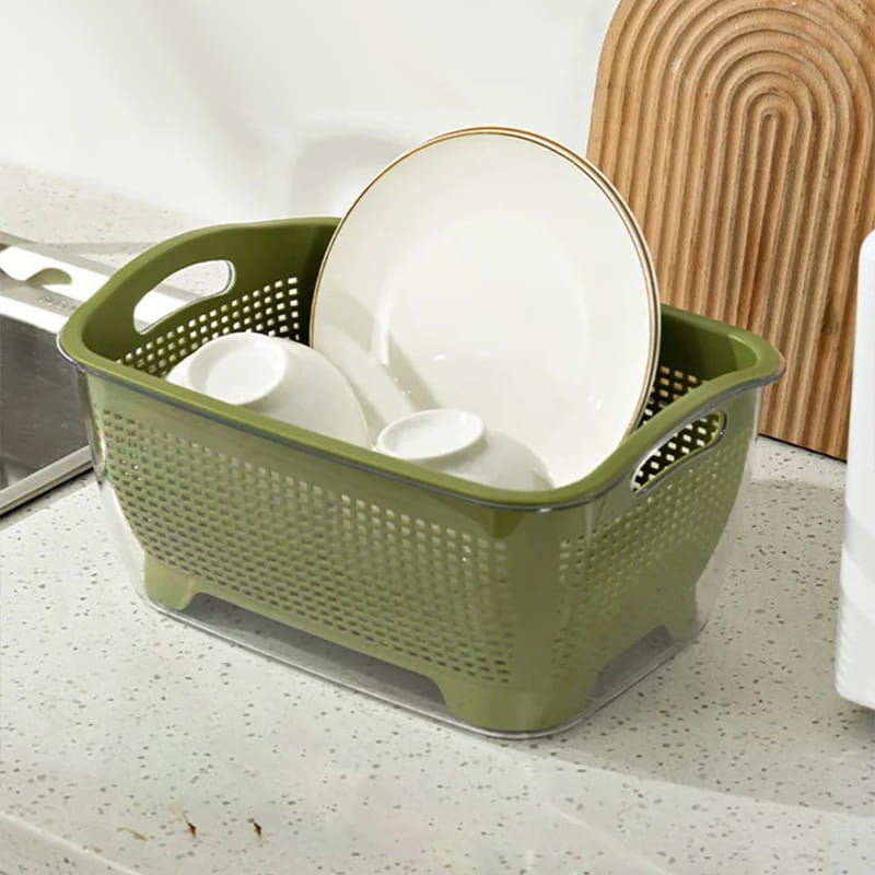 💥Hot Sale 50%🔥Multi-functional Double-Layer Drain Basket