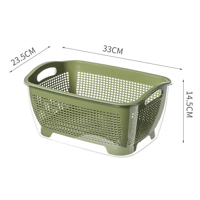 💥Hot Sale 50%🔥Multi-functional Double-Layer Drain Basket