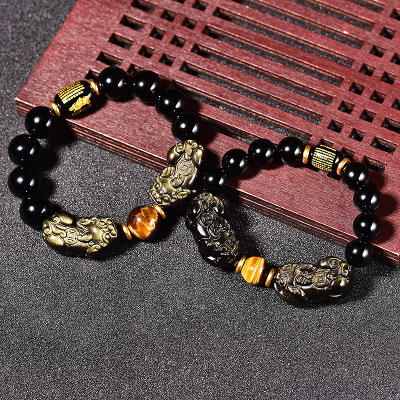 Lucky Brave Troops Stone Beads Bracelet