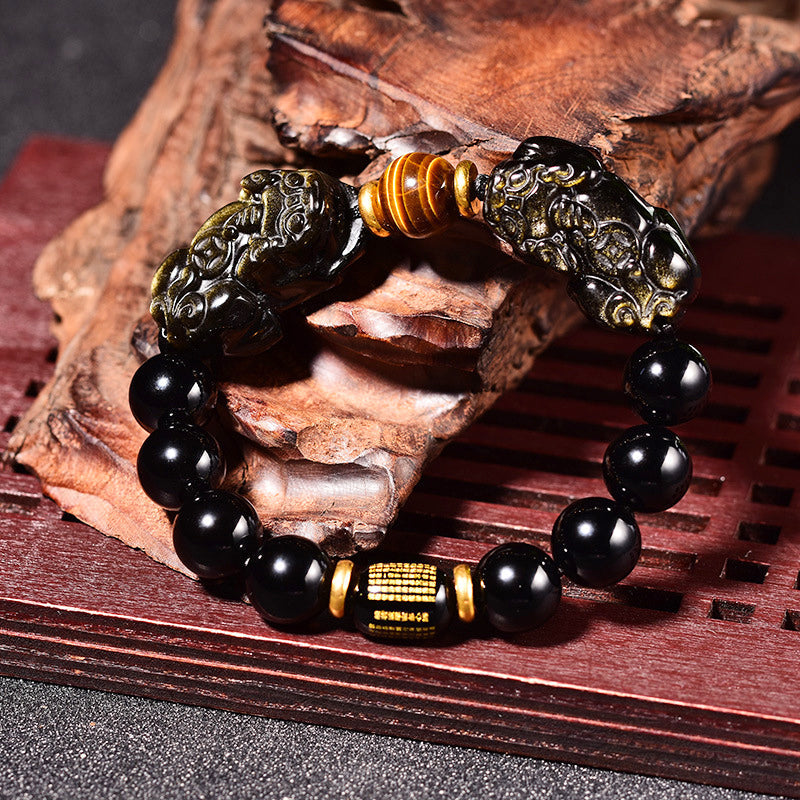 Lucky Brave Troops Stone Beads Bracelet