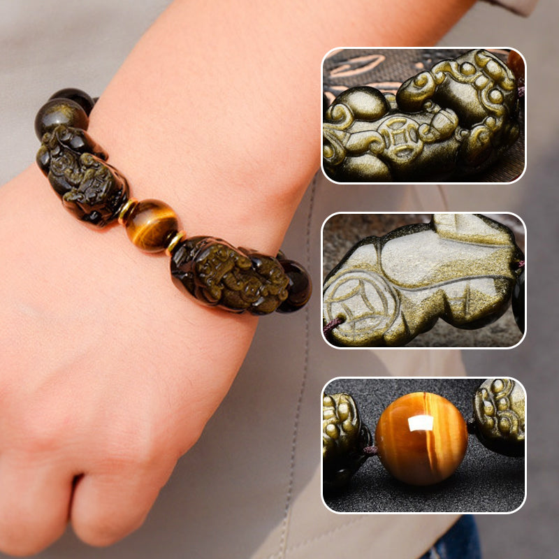 Lucky Brave Troops Stone Beads Bracelet