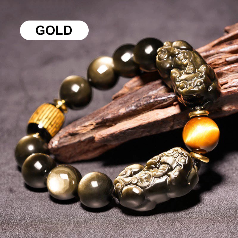 Lucky Brave Troops Stone Beads Bracelet