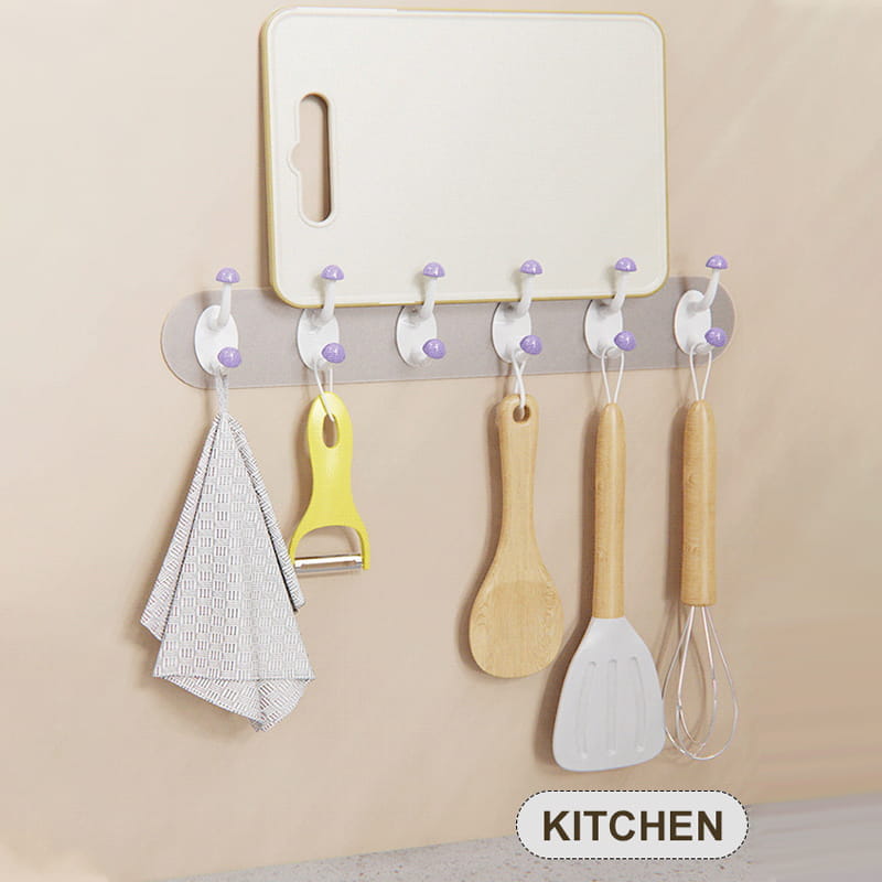 Punch-Free Universal Wall Mount Hanger Hooks