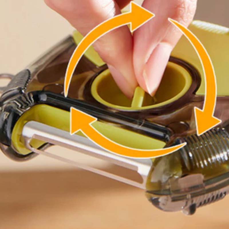 3-in-1 Mini Stainless Steel Vegetable and Fruit Peeler