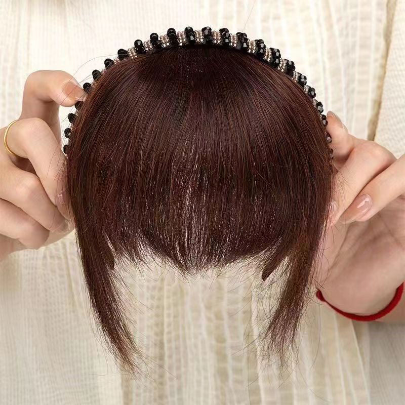 Clip-In Bangs with Headband