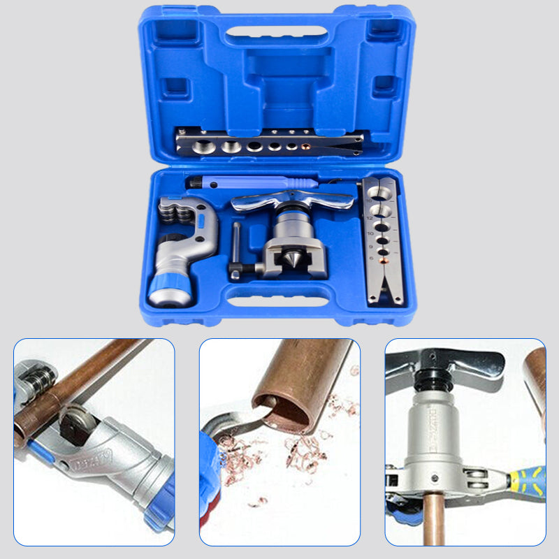 45-Degree Eccentric Flaring Tool Kit for Copper Tubing