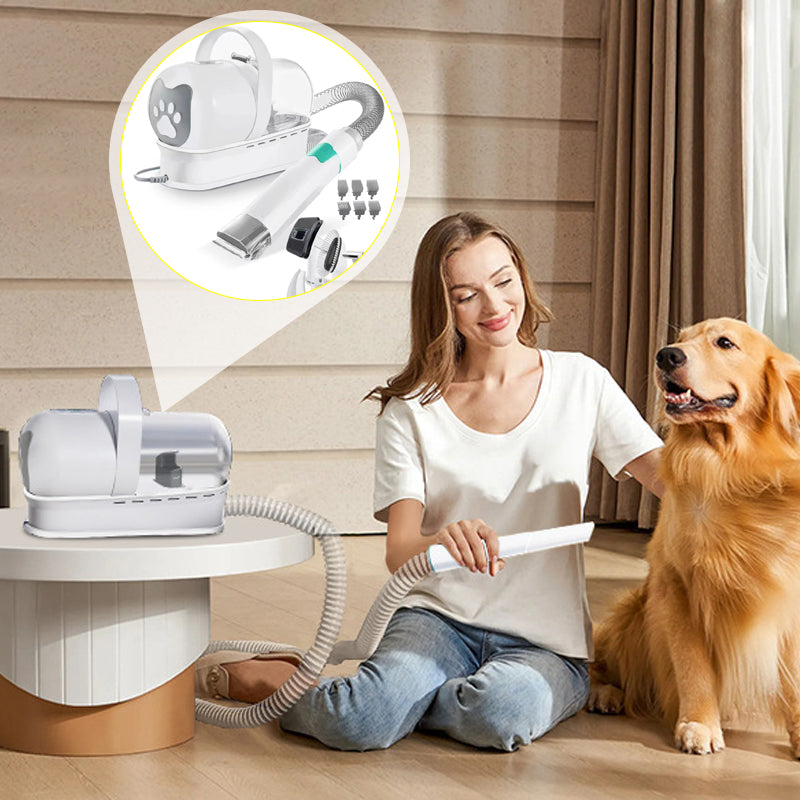 Multi-Functional Pet Grooming & Hair Vacuum Kit