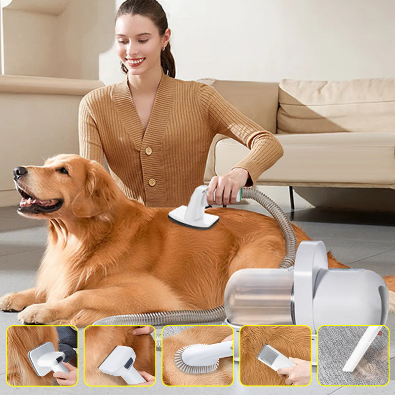 Multi-Functional Pet Grooming & Hair Vacuum Kit