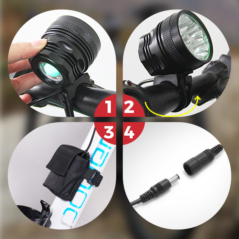 Waterproof Bike Headlight for Night Riding