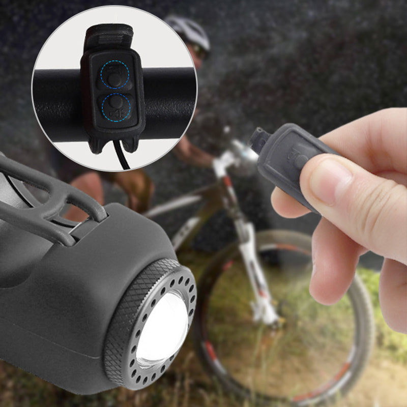 Outdoor Waterproof Bike Headlight with Horn