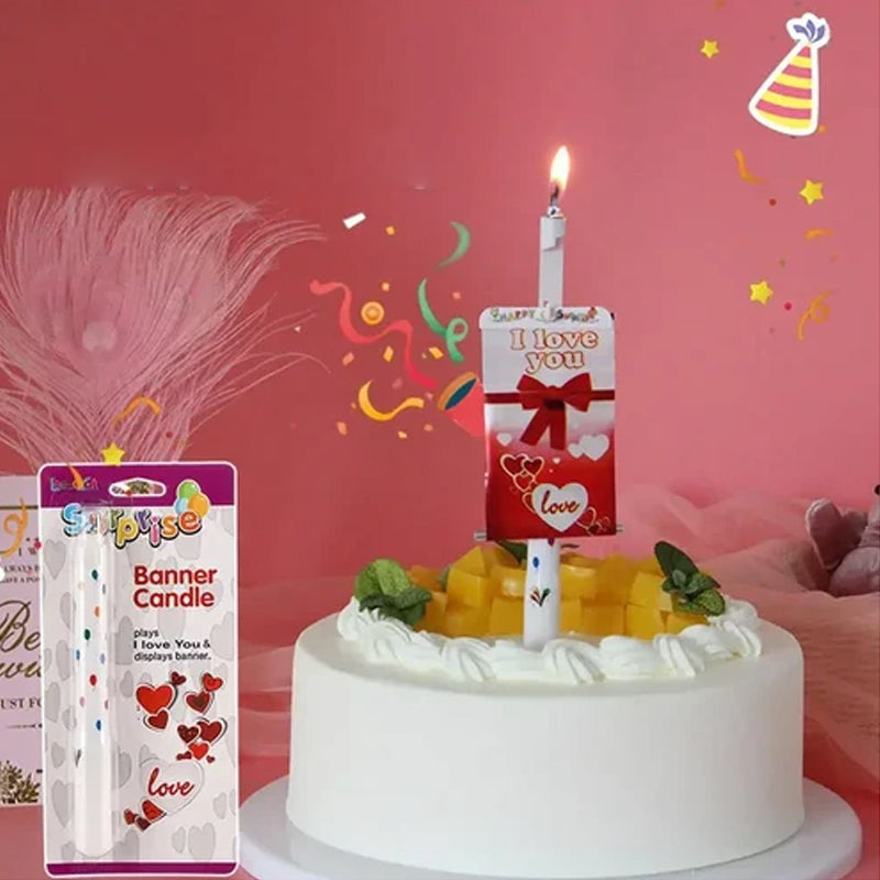 Pop-Up Surprise Birthday Candle with Music