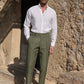 🎁Men's Solid Color Straight Casual Trousers