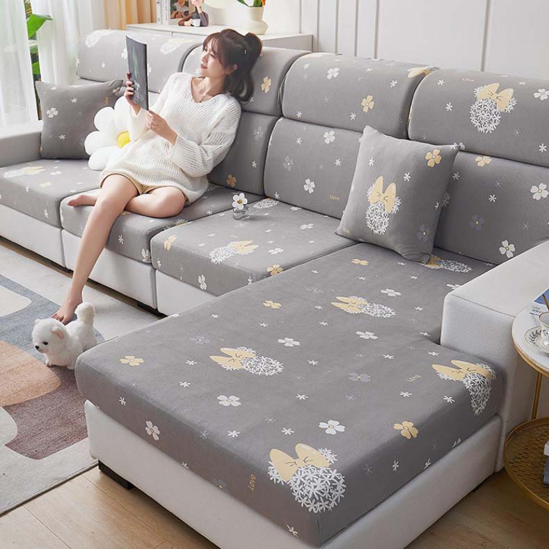 Summer Cooling Ice Silk Sofa Cover